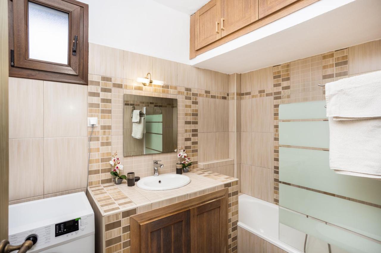 Twinstars Apartment With Courtyard And View Kalyves Polygyrou المظهر الخارجي الصورة